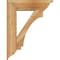 Ekena Millwork Imperial Traditional Rough Sawn Bracket w/ Offset Brace, Western Red Cedar, 8"W x 28"D x 36"H BKT0806X28X36IMP01RWR - alternate 2